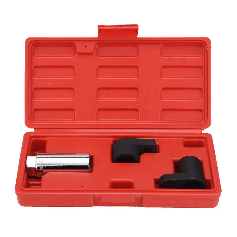 

3Pcs Auto Car Oxygen Sensor 6 Point Socket Wrench O2 Tool Remover Installer Set