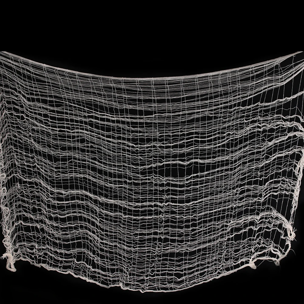 Черный/Белый Жуткий марлевый большой сетчатый тканевый Декор для дома Готический реквизит вечерние украшения на Хэллоуин