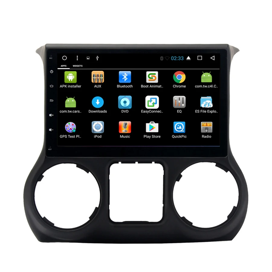 Cheap Asvegen Android 7.1 Quad Core Car Radio GPS For jeep wrangler 2011-2017 With 2G RAM wifi 4G USB RDS Audio stereo 4