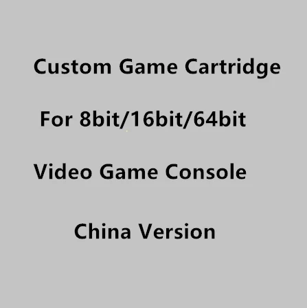 

Custom Game Cartridge for MD Super Retro Game Console N8 For 64 bit