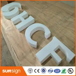 Рекламная компания акриловые 3D буквы perspex channel надписи