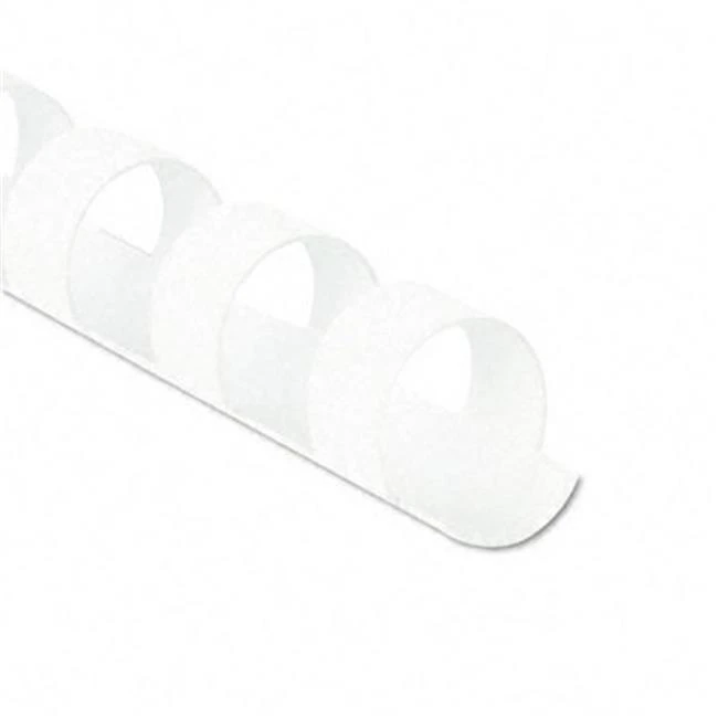 

Fellowes 52371 Plastic Comb Bindings 3/8 55-Sheet Capacity White 100 per Pack