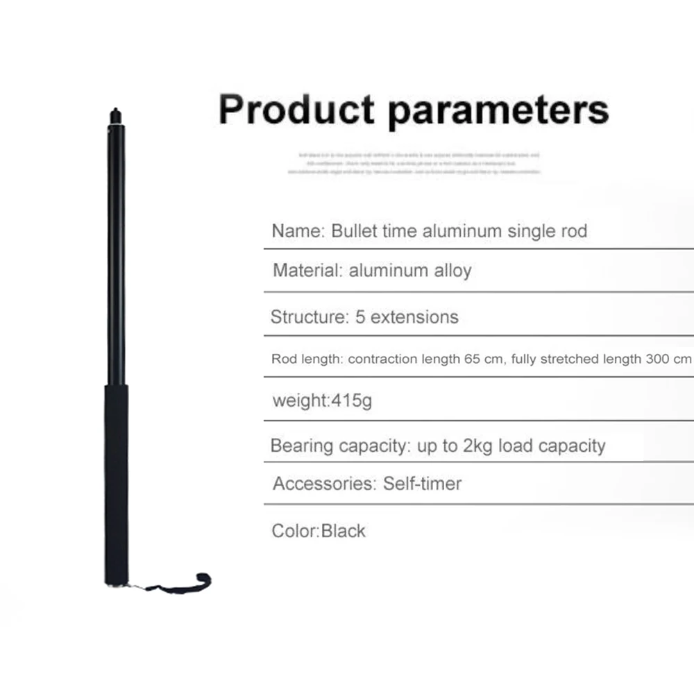 Монопод для селфи 3 м из алюминиевого сплава для Insta360 One X/DJI OSMO Action/Pocket/Gopro Hero 8 7 6 5 Sjcam аксессуары для камеры