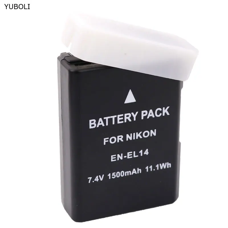 1500mAh EN EL14 batteries ENEL14 EN EL14 EL14A Camera Battery pack For