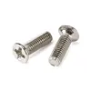 Vis à tête plate en acier inoxydable M3 x 10 M3 x 12mm, 100 pièces/lot, vis à tête fraisée transversale M3 x 10 mm M3 x 12mm ► Photo 2/5