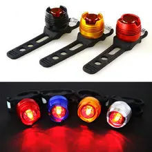 4 color Outdoors Bicycle light Waterproof Rear Tail Safety Red Flash LED Lights for bicycle2017 New High Quality