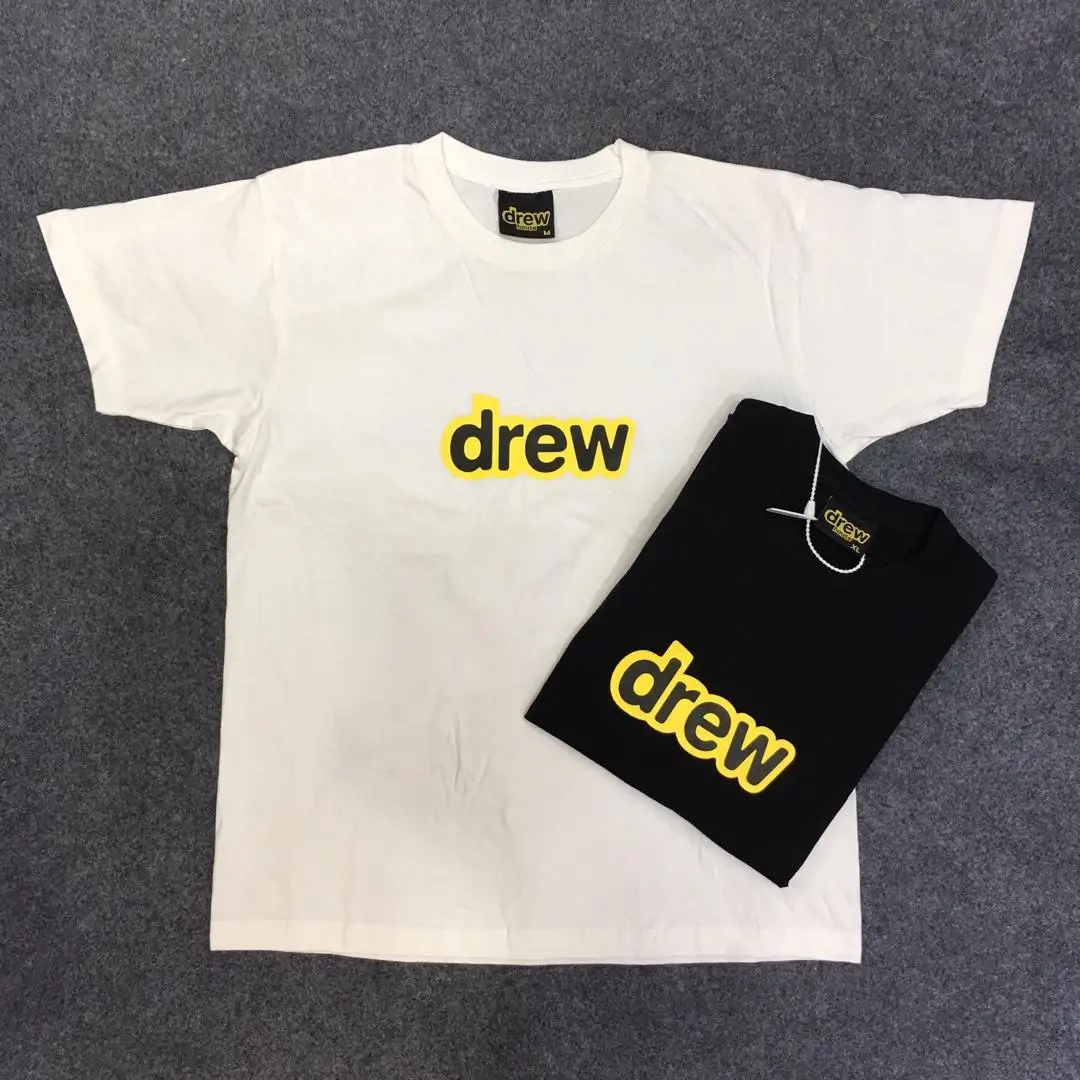 

Drew House T Shirt Justin Bieber Men Women 1:1 High Quality Streetwear Justin Bieber Drew House Xxxtentacion Kanye West T-shirt