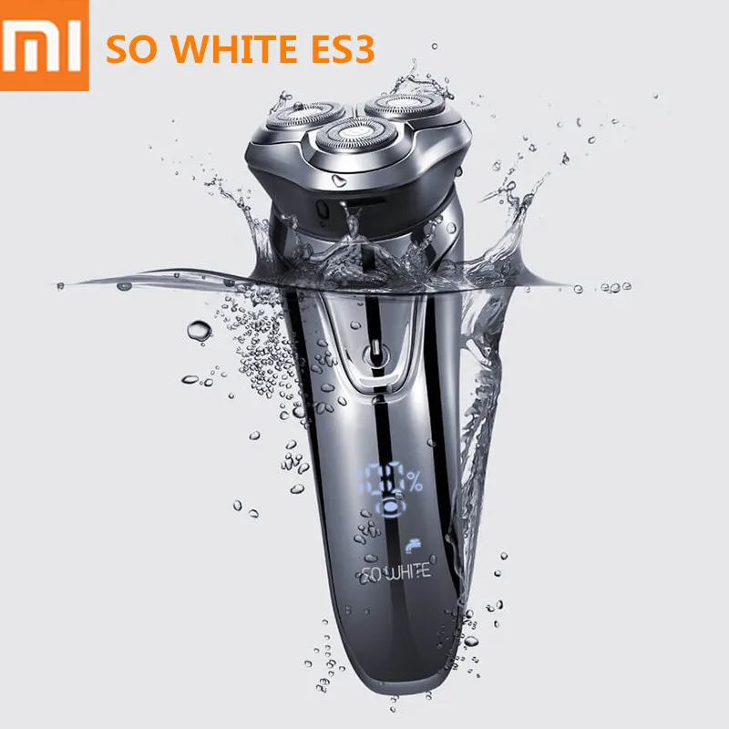 Дешево Xiaomi Soocas SO WHITE электробритва Мужская моющаяся USB перезаряжаемая Беспроводная 3D умная бритва для бритья бороды