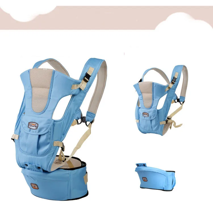 OLOEY Baby Carrier 7 в 1 для 0-36 м, эргономичный рюкзак на лямках для младенцев, Сумка с набедренным сиденьем, поясной ремень для новорожденных