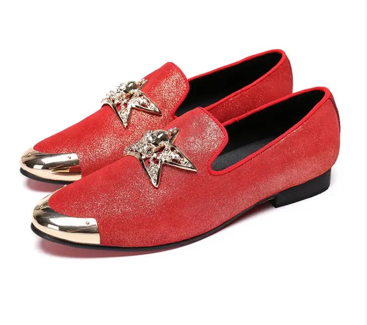 formal shoes red colour
