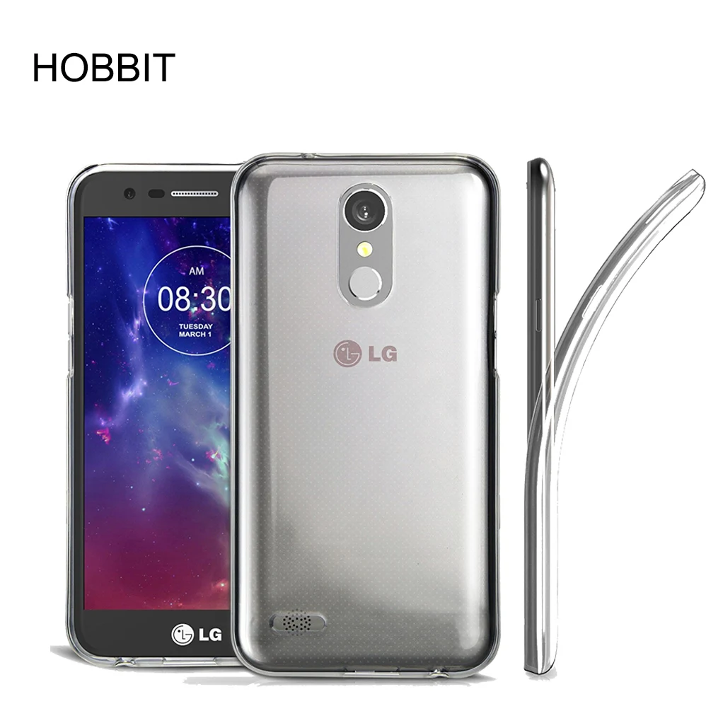 

For LG K8 2017 X240 X240H US215 5.0inch Flip Protective Phone Shell Back Cover Skin Crystal Transparent Slim Anti Slip Soft Case