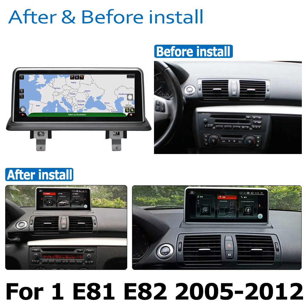 Cheap Android 8.0 up Car DVD Navi Player For BMW 1 E81 E82 2005~2012 Audio Stereo HD Touch Screen all in one 2 Cheap Android 8.0 up Car DVD Navi Player For BMW 1 E81 E82 2005~2012 Audio Stereo HD Touch Screen all in one 2