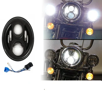

60W 7inch Round LED Headlight H/L for Motorcycle for Harley FLD FLSTC FLSTF FLSTFB FLHR FLHX for Yamaha Road Star