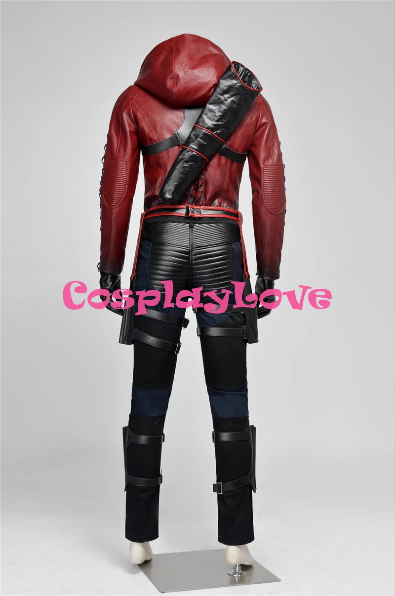 New Custom Made High Quality America Movie DC Comics Green Arrow Roy Harpe Red Arrow Cosplay Costum