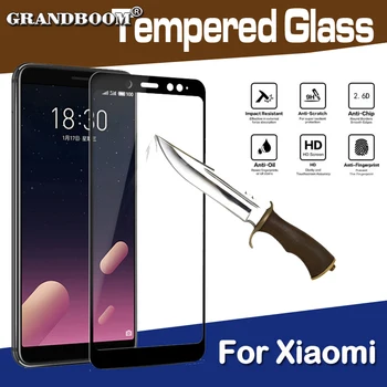 

1000pcs 9H Tempered Glass Full Screen Protector For Xiaomi Redmi Note 9 Pro 8 8A 8T 7 7S K30 Pro 2 Hard Edge Printing Guard Film