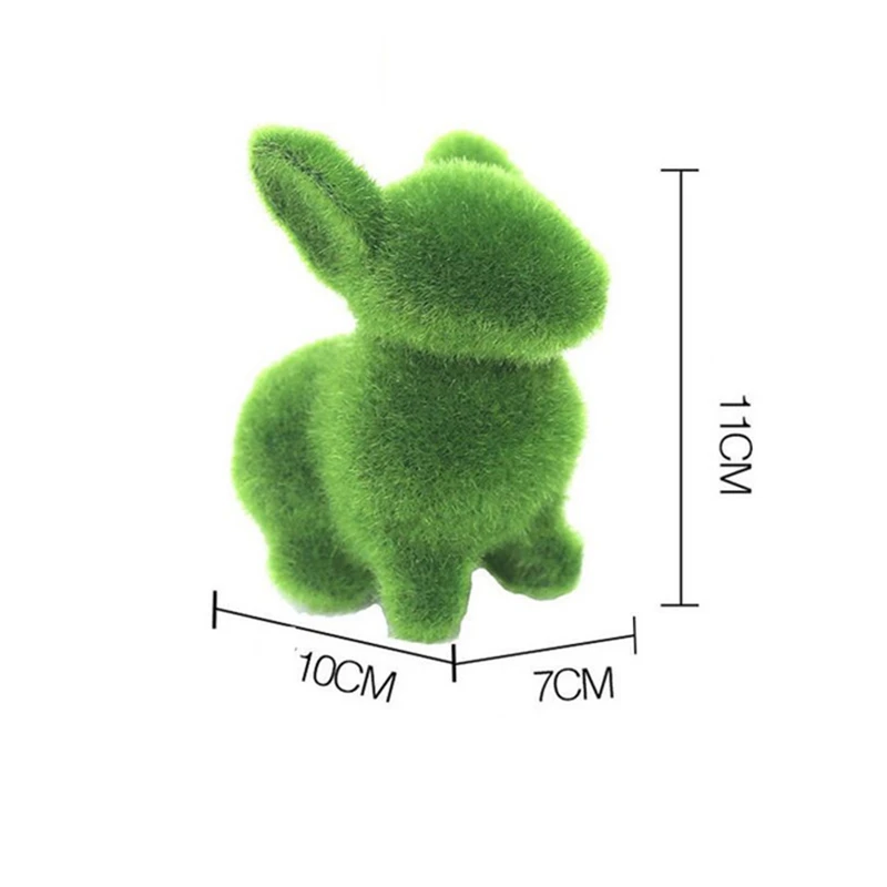 Ручной работы искусственный газон трава животное Пасхальный кролик домашняя комната Ресторан Декор моделирование собака белка Альпака Свадебные украшения - Цвет: Многоцветный