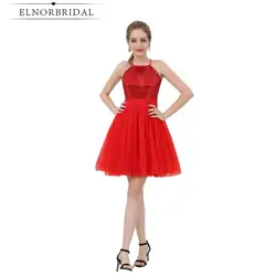 Красный блёстки коктейльное платье Дешевые 2019 Vestido коктейльное Короткие Выпускные платья особых случаев для девочек вечерние Homecoming