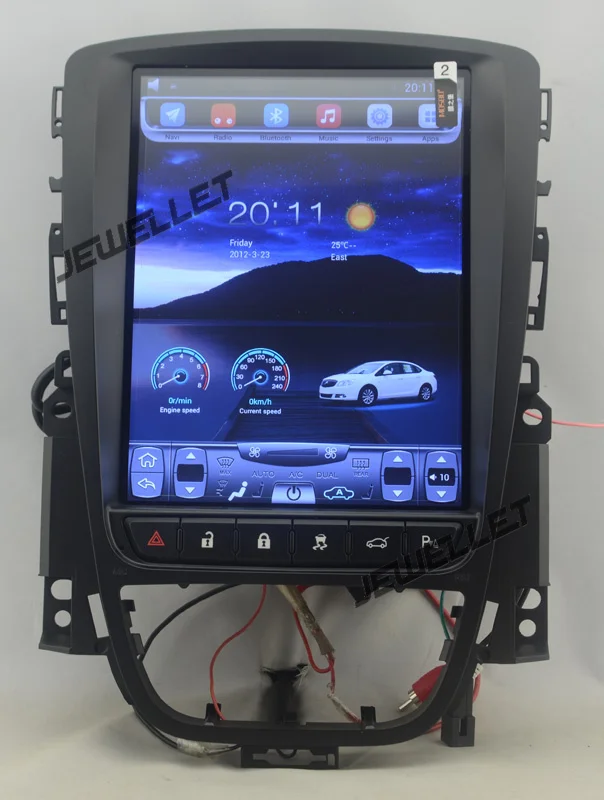 10 4 tesla style vertical screen android 6 0 font b Car b font GPS font