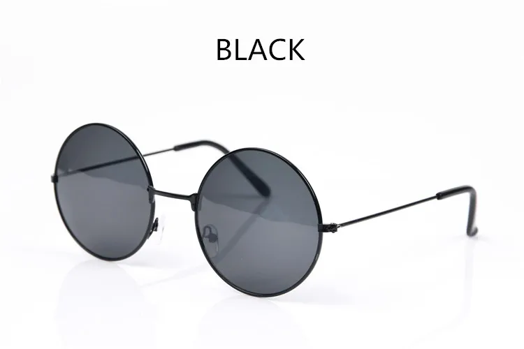 Mirrored Retro Round Sunglasses Men Women Brand Designer Female Male Sun Glasses Men's Women's Vintage Glasses