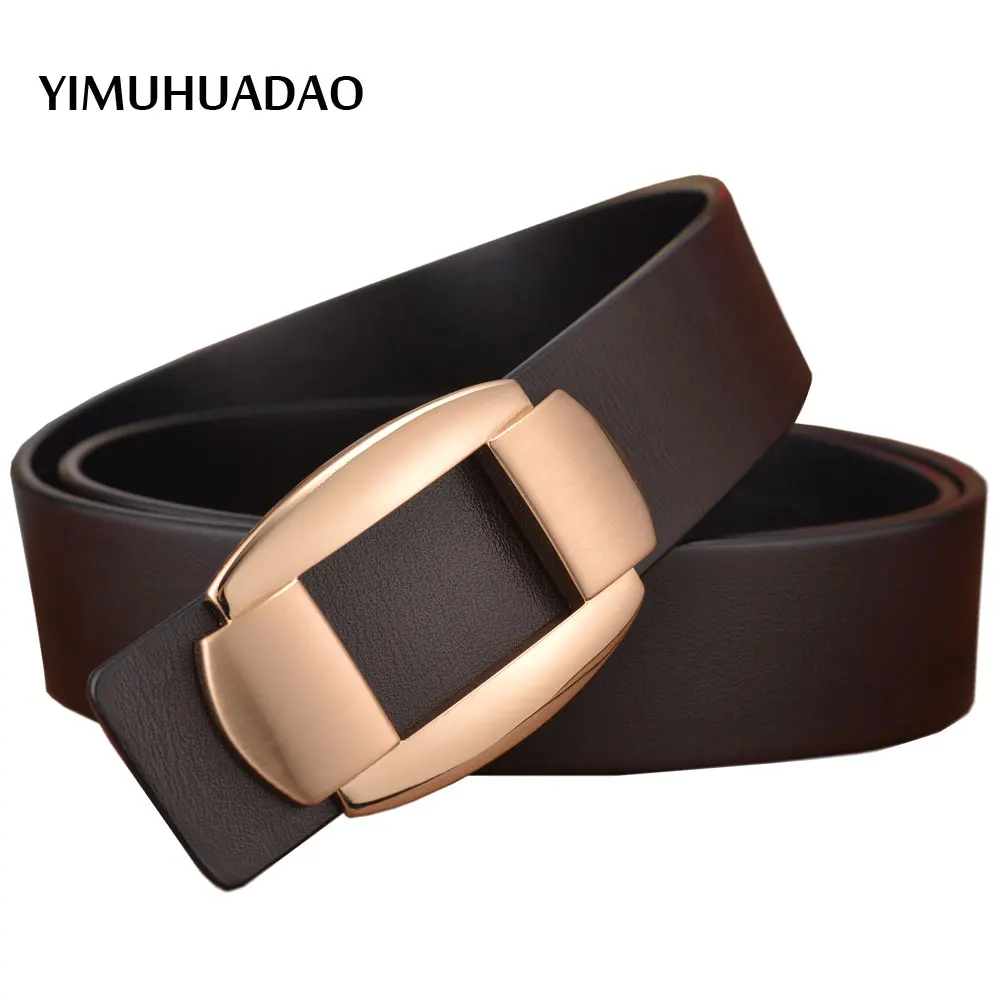 Fashion Casual Waist Female Belt New Designer Luxury Brand belts for Men Top layer Genuine