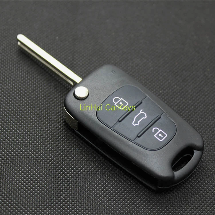 PINECONE for HYUNDAI I30 IX35 3 Buttons Uncut Blade Modified Remote ...