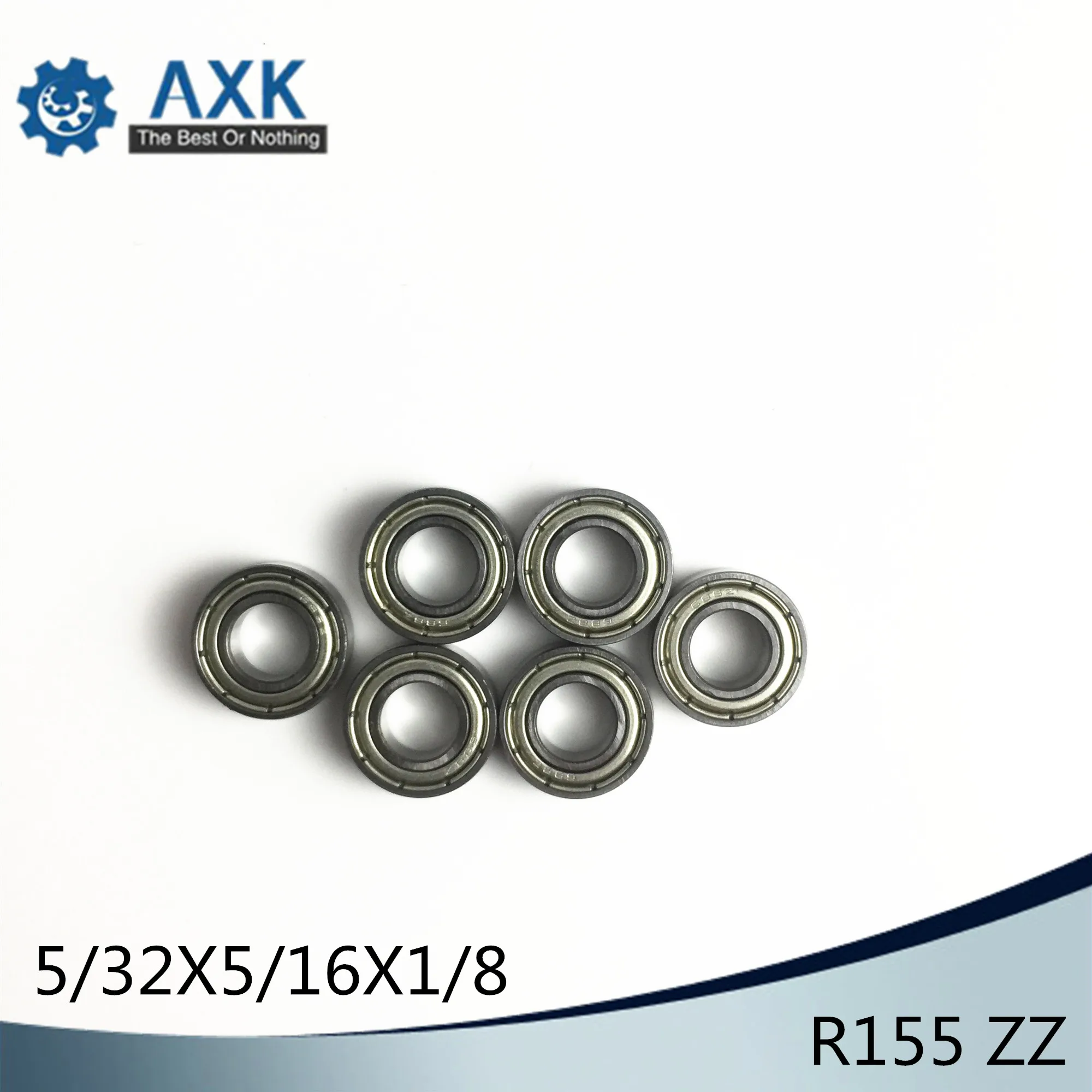 R155ZZ подшипник ABEC-1 (10 шт.) 5/32 &quotx5/16&quot x1/8 &quotдюймовый миниатюрный R155 ZZ шариковые
