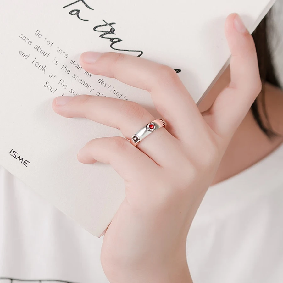 Silver Howl's Moving Castle Ring - Hayao Miyazaki Anime Howl Sophie Costume Jewelry for Girlfriend or Boyfriend image 3