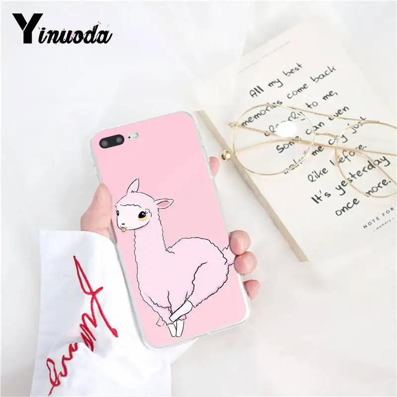 Yinuoda милые ламы Альпака животные мультфильм новинка Fundas PhoneCase для iPhone8 7 6 6S Plus X XS MAX 5 5S SE XR 11 11pro 11promax