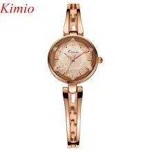 Kimio Dames Montre À Quartz or Rose Strass Cadran Marque De Luxe Pleine Sainless Acier Étanche Femmes Robe Bracelet Montre