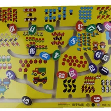 Новая деревянная детская игрушка Монтессори детская игрушка номер лабиринт дорожка скольжения Пазлы детские игрушки обучающий образовательный Дошкольный Тренинг