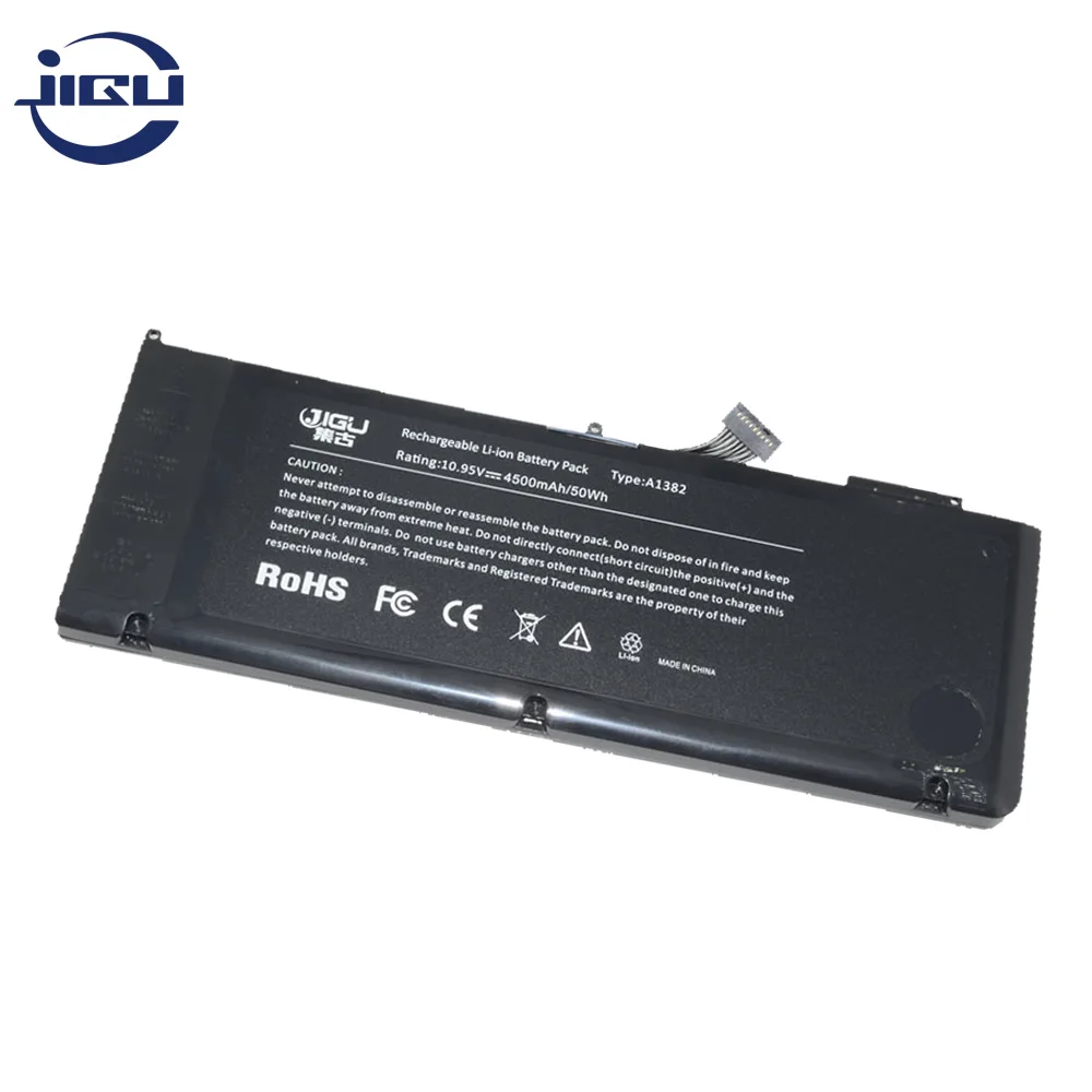 Аккумулятор JIGU для ноутбука Apple A1382 MacBook Pro 15 дюймов черный аккумулятор MC721 MC723 MC847