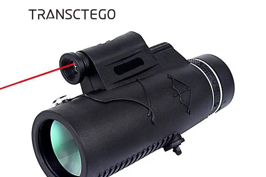 Livre com Lente Lanterna para Caça Monocular de Visão Monocular ao ar Bak4 Não Telescópio Noturna Luz Laser Pointer 12x50 Handheld 8 de luz laser 12x50 portátil monocular ao