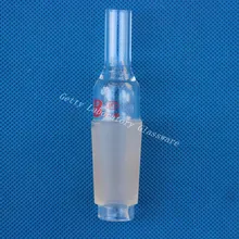 Стеклянный адаптер с 24/40 соединением(лабораторная стеклянная посуда