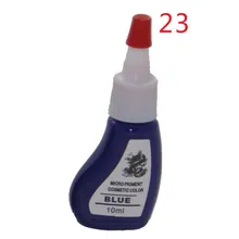 5 шт. Буле цвета татуировки чернила пигмент для микроблейдинга для постоянного макияжа игла для татуажа бровей машина микро Косметика губ 10 мл