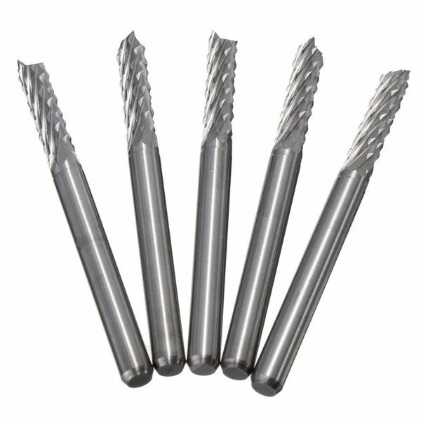 

5PCS 3mm Micro CNC/PCB Carbide Drill Bit 3.175mm Shank Tungsten Steel Cutter For Engraving Machine