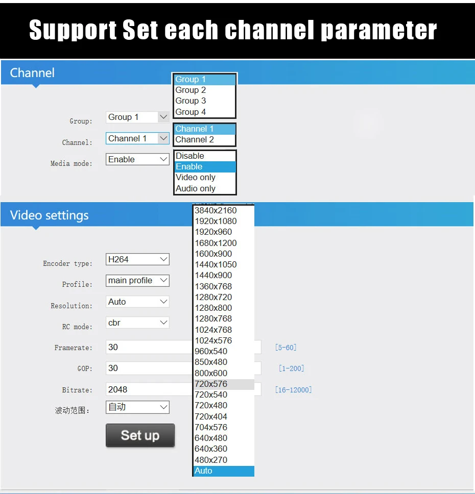 ZY-EH408/1U стойка 8 каналов HDMI видео кодировщик MPEG-4/H.264 AVC 2 канала 4K@ 30+ 6 каналов 1080P@ 60 Выход