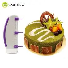 Формы Пластик украшения правитель границы выпечки инструменты торт маркер уравнитель тесто для пиццы резак триммер Ktchen Аксессуары выпечки инструмент