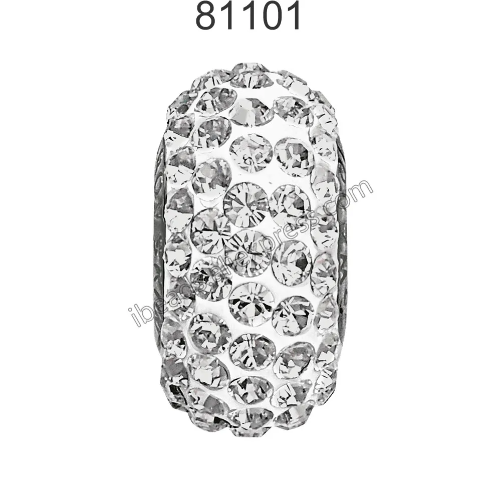 1 шт.) Кристалл от Swarovski 81101 тонкий Becharmed& Pave бисер Подходит для брендовых браслетов и ювелирных изделий