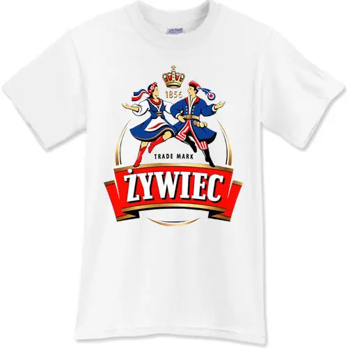 ZYWIEC camiseta de cerveza Ale Promo negro blanco camiseta tamaño S-2XL dibujos animados camiseta hombres Unisex nueva camiseta de moda libre ZYWIEC camiseta de cerveza Ale Promo negro blanco camiseta tamaño S-2XL dibujos animados camiseta hombres Unisex nueva camiseta de moda libre
