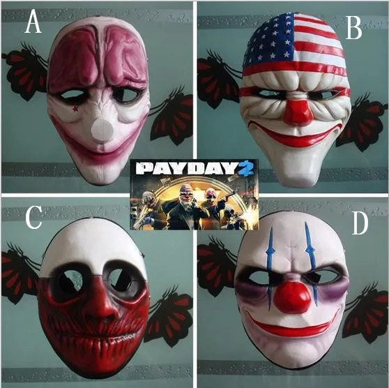 Aliexpress.com : Buy Payday 2 Halloween Mask Clown Dallas