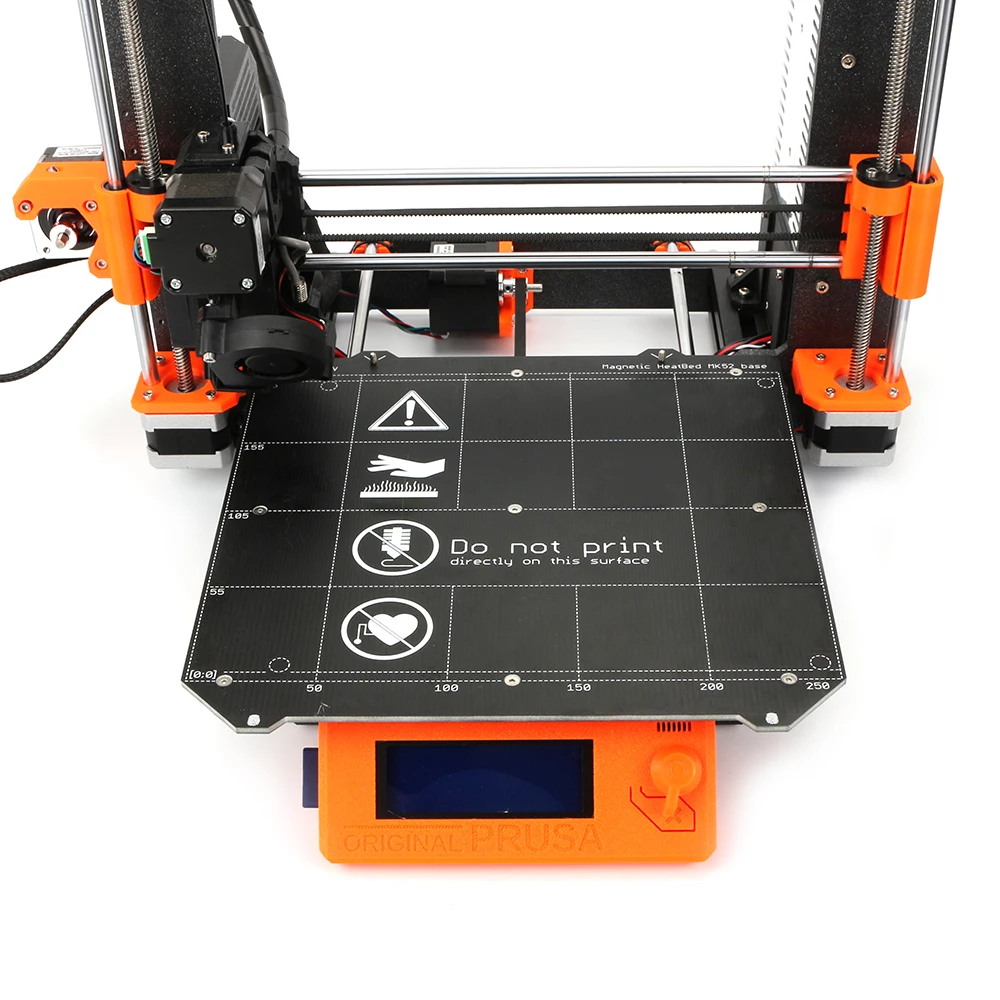 Клон Prusa i3 MK3 3d принтер MK3 Y карета Магнитная кровать с подогревом MK52 24v проводка термистор с магнитом для Prusa i3 MK3 MK3S