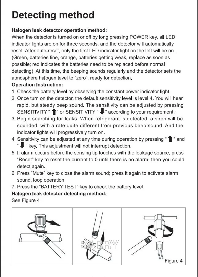 Freon Halogen Refrigerant Gas Leak Detector R410A R134A HVAC Sensitivity Tool HLD-100+ Elitech
