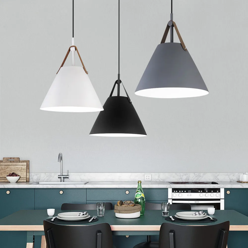 Nordic Restaurant Pendant Lights LED Handlamp Indoor Dinning Room Lamp Home Lighting Single-Three Heads Lamparas E27 AC110-220V Nordic Restaurant Pendant Lights LED Handlamp Indoor Dinning Room Lamp Home Lighting Single-Three Heads Lamparas E27 AC110-220V