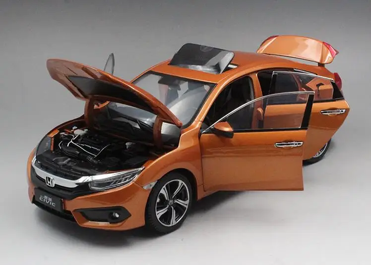 Высокая моделирования HONDA CIVIC модель автомобиля 1:18 advanced сплав коллекция игрушка автомобиля, литья под давлением Металл Модель