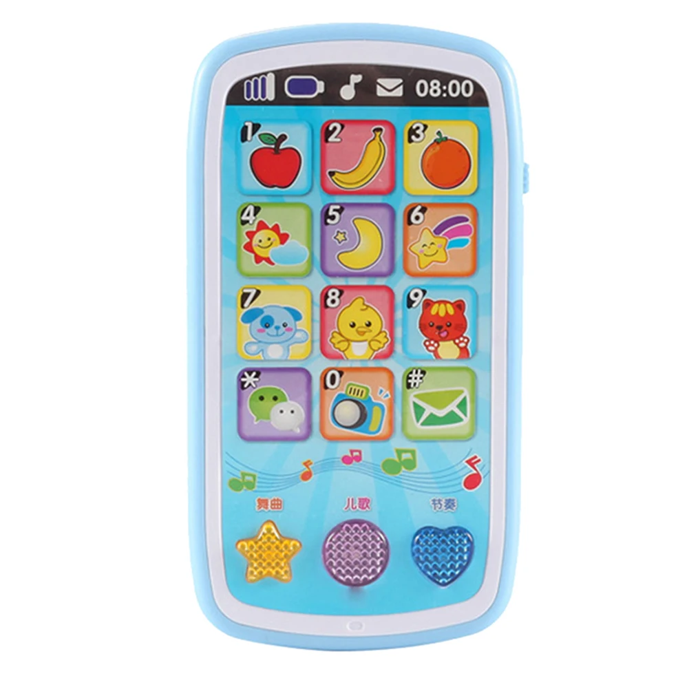 Многофункциональный умный мобильный телефон с сенсорным экраном музыкальный свет Развивающие детские игрушки