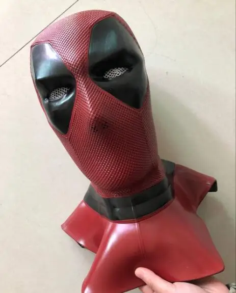 

Deadpool Masks Cosplay Superhero Deadpool Full Face Helmet Model Costume Figure Latex Mask Halloween Collectible