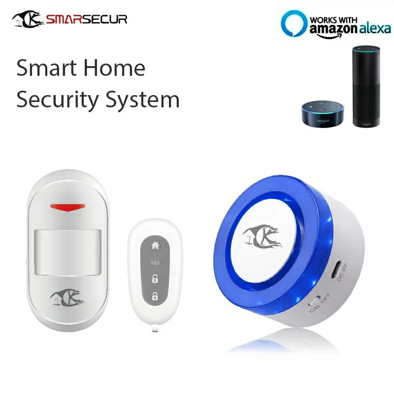 Tuya граффити Сигнализация smart life приложение контролирует WiFi звуковой и