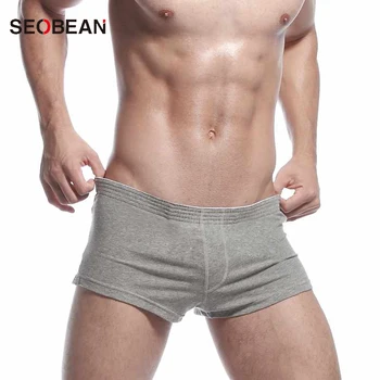

Seobean Brand men's casual trousers soft comfortable men's sleep bottoms homewear pants pajama loose Lounge clothing
