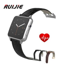 2016 neue herzfrequenz bluetooth smart watch a8 smartwatch mit lederband 2mp kamera gekrümmten oberfläche für android ios smartphone