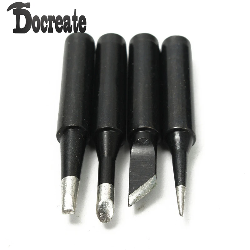 

4Pcs Solder iron Tip Lead-free Soldering Bit Replace Tips for 936 Soldering Rework Station BGA Tool